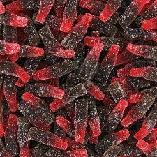 Bouteille Cherry Cola Acidulés 100g