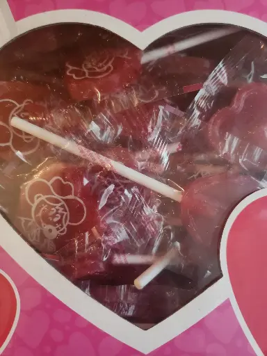 Sucettes Cœur rouge - 1 Pièce