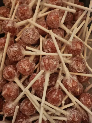 Sucettes Fraise Acidulé -1 Pièce