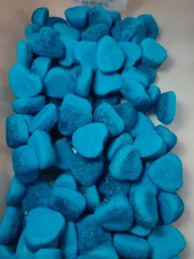 Coeur framboise fourrée 100g